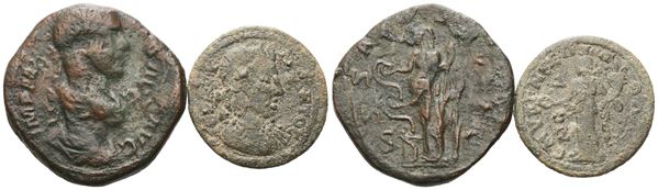 Lot of 2 Æ Roman Provincial coins