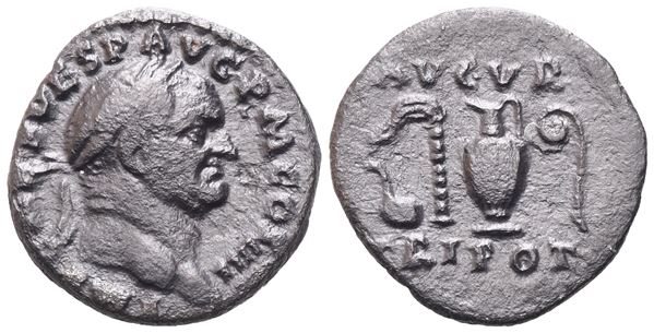 Vespasian (69-79), Denarius, Rome, 72-73; AR (2,80 g; 17,5 mm; 6 h)
