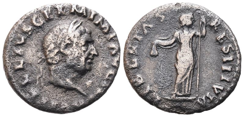 Vitellius (69), Denarius, Rome; Ar (2,71 G; 17,5 MM; 6 H)