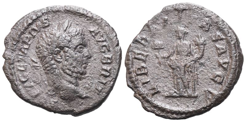 Geta (209-211), Cast "limes" Denarius, Rome, 211; Æ (2,31 G; 18,7 MM; 7 H)