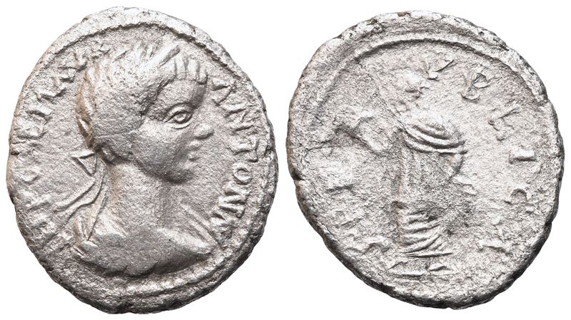 Caracalla (198-217), Denarius (barbaric Imitation); Ar 2,71 G; 18,3 MM; 7 H)