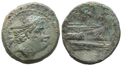 Anonymous, Semuncia, C. 217-215 Bc; Æ (6 G; 20,7 MM; 4 H)