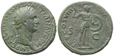 Domitian (81-96), Sestertius, Rome, 82; Æ (27,52 G; 32,5 MM; 6 H)