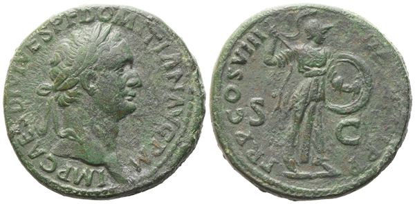 Domitian (81-96), Sestertius, Rome, 82; Æ (27,52 g; 32,5 mm; 6 h)