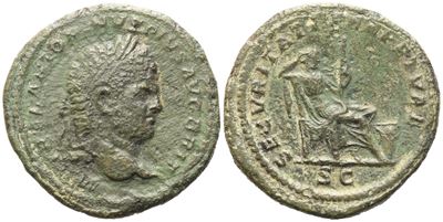 Caracalla (198-217), Sestertius, Rome, 213; Æ (24,22 G; 33,8 MM; 12 H)