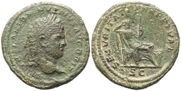 Caracalla (198-217), Sestertius, Rome, 213; Æ (24,22 g; 33,8 mm; 12 h)