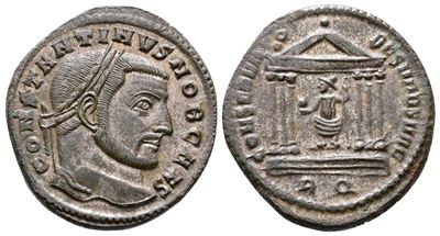 Constantine i (caesar, 306-307). Æ Follis (27mm, 6.42g).
