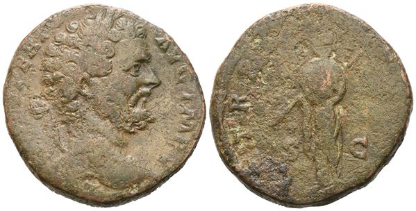 Septimius Severus (193-211), Sestertius, Rome, 195; Æ (19,20 g; 27,8 mm; 6 h)