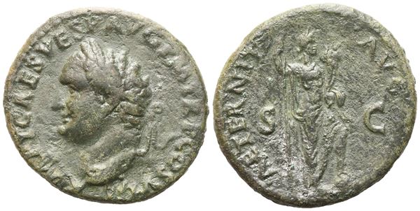 Titus (79-81), As, Rome, 80-81; Æ (9,62 g; 27 mm; 6 h)