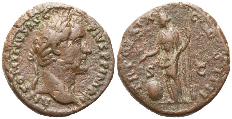 Antoninus Pius (138-161) Dupondius, Rome, Ad 155-156; Æ (10,70 G; 25,8 MM; 12 H)