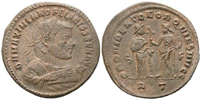 Maximian As Senior Augustus (305-307), Follis, Rome, C. 305; Æ (9 G; 28 MM; 11 H)