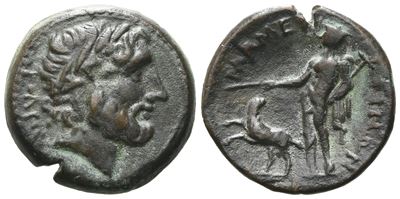 Sicily, Messana, The Mamertinoi, C. 220-200 Bc. Æ Pentachalkon (19mm, 6.25g).