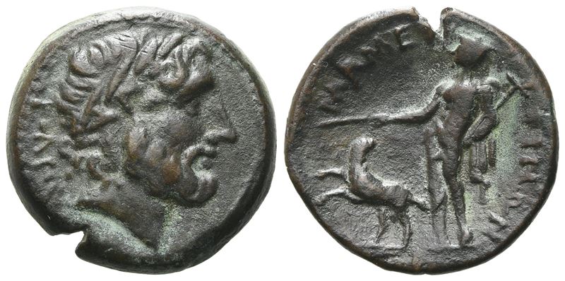 Sicily, Messana, The Mamertinoi, C. 220-200 Bc. Æ Pentachalkon (19mm, 6.25g).