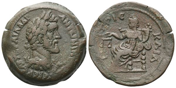 Antoninus Pius (138-161). Egypt, Alexandria. Æ Drachm (28,08 g; 34 mm)