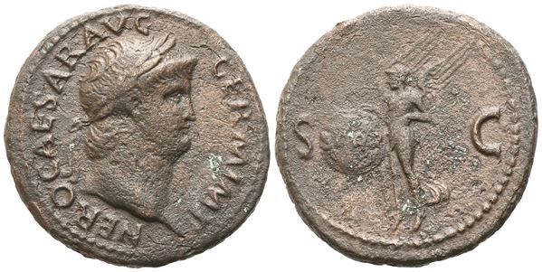 Nero (54-68) As, Rome, 65; Æ (11,53 g; 27 mm; 6 h)
