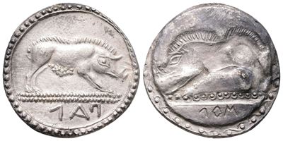 Northern Lucania, Pal/mol. Replica Of Ar Stater (27mm, 8.18g).