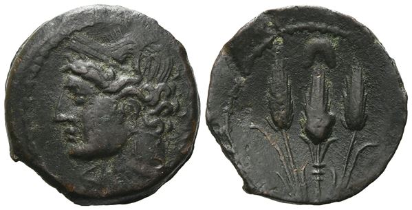 Carthaginian Domain, Sardinia, c. 241-238 BC. Æ (20 mm, 4.88 g).
