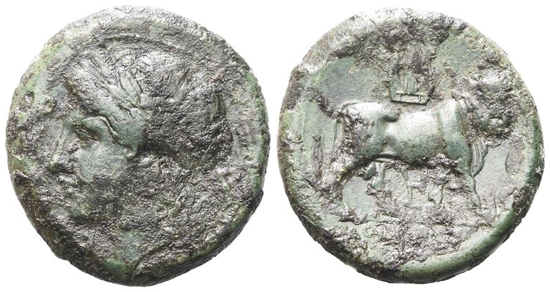 Northern Campania, Cales, C. 265-240 Bc. Æ (21 MM, 7.44 G).