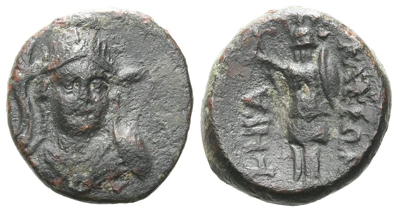 Southern Lucania, Herakleia, C. 281-278 Bc. Æ (13 MM, 2.58 G).