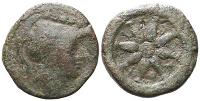 Northern Apulia, Luceria, C. 211-200 Bc. Æ Quincunx (25 MM, 12.44 G).