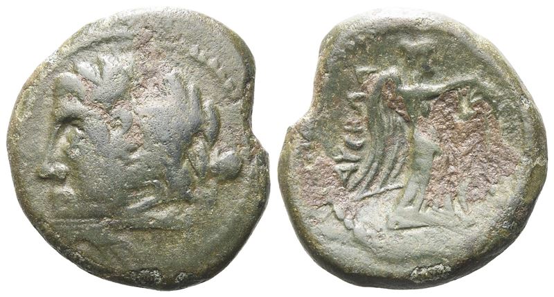 Northern Apulia, Ausculum, C. 240 Bc. Æ (19 MM, 4.43 G).