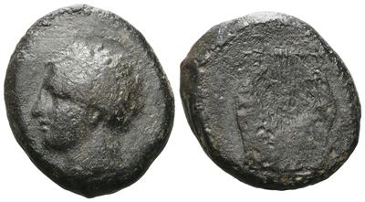 Sicily, Adranon, C. 340-330 Bc. Æ (20 MM, 8.56 G).