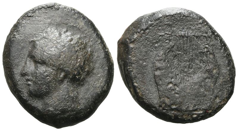 Sicily, Adranon, C. 340-330 Bc. Æ (20 MM, 8.56 G).