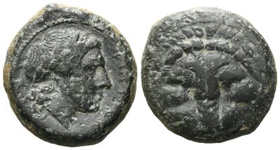 Bruttium, Rhegion, C. 351-280 Bc. Æ (21 MM, 8.28 G).