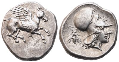 Epeiros, Ambrakia, Stater, C. 426-404 Bc; Ar (8,55 G; 21,5 MM; 9 H)