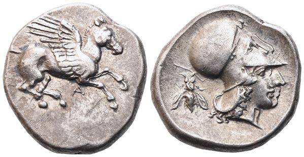 Epeiros, Ambrakia, Stater, c. 426-404 BC; AR (8,55 g; 21,5 mm; 9 h)