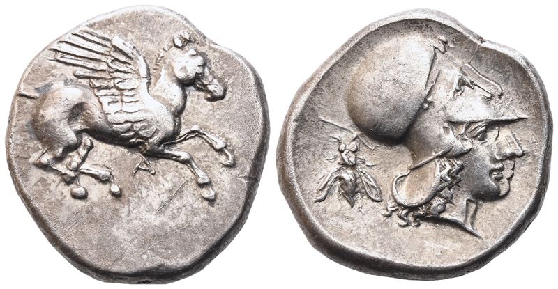 Epeiros, Ambrakia, Stater, C. 426-404 Bc; Ar (8,55 G; 21,5 MM; 9 H)