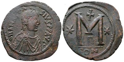 Anastasius i (491-518). Æ 40 Nummi (38mm, 19.14g).