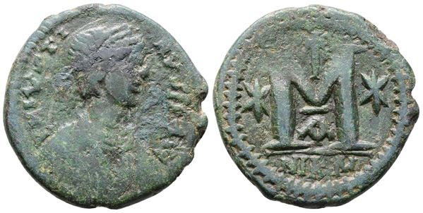 Justin I (518-527). Æ 40 Nummi (32mm, 15.44g).  - Auction Greek, Roman and Byzantine Coins	 - Bertolami Fine Art - Prague