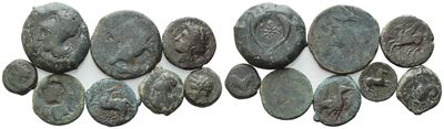 Lot Of 8 Æ Coins To Be Catalogued. Lot To Be Sold As Is, No Returns.