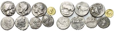 Lot Of 8 Coins To Be Catalogued. Lot To Be Sold As Is, No Returns.