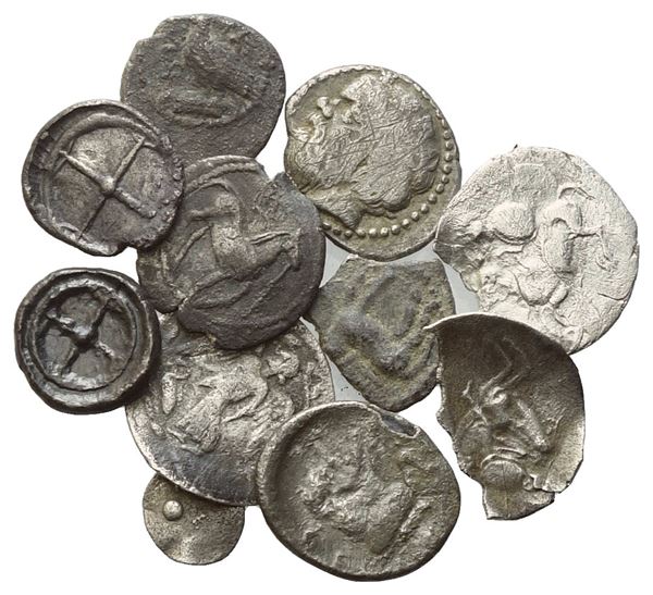 Lot of 11 AR coins to be catalogued. Lot to be sold as is, no returns.