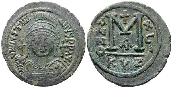 Justinian I (527-565). Æ 40 Nummi (38mm, 21.32g).