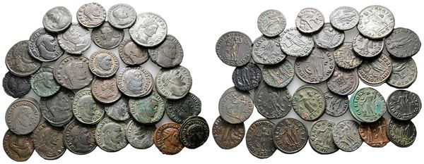 Lot of 30 Roman Æ coins