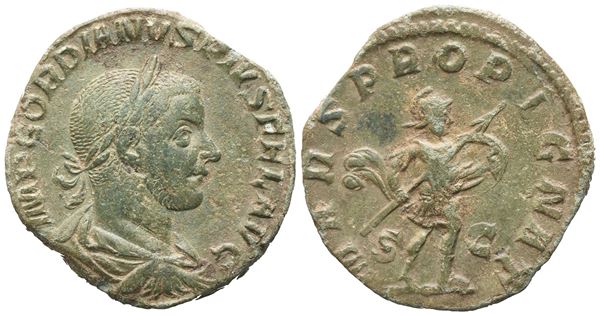 Gordian III (238-244), Sestertius, Rome, c. 240-244; Æ (17,95 g; 28,8 mm; 1 h)