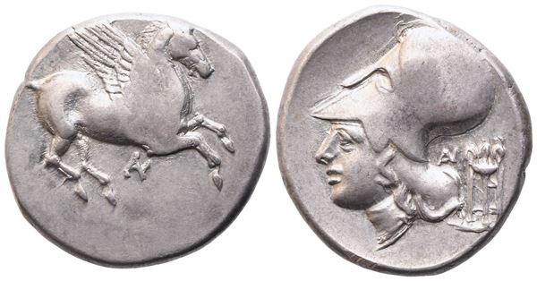 Akarnania, Anaktorion, Stater. c. 350-300 BC; AR (8,16 g; 22,2 mm; 10 h)