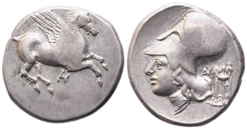 Akarnania, Anaktorion, Stater. C. 350-300 Bc; Ar (8,16 G; 22,2 MM; 10 H)