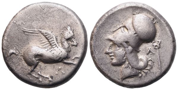 Akarnania, Leukas, Stater, c.350-320 BC; AR (8,40 g; 20 mm; 6 h)