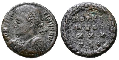 Constantine i (307/310-337). Æ Follis (18mm, 3.24g).