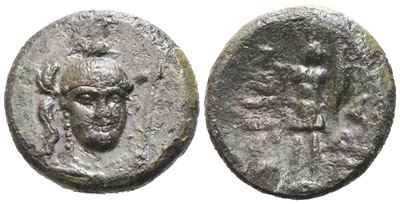 Lucania, Herakleia, Bronze, C. 281-278 Bc Æ (2,42 G; 14,2 MM; 7 H)