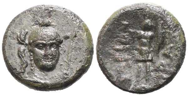 Lucania, Herakleia, Bronze, c. 281-278 BC Æ (2,42 g; 14,2 mm; 7 h)