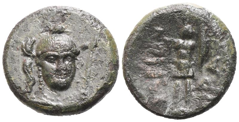 Lucania, Herakleia, Bronze, C. 281-278 Bc Æ (2,42 G; 14,2 MM; 7 H)