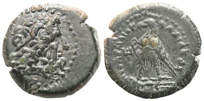 Ptolemaic Kings Of Egypt, Ptolemy III Eupator (246-221 Bc), Dichalcon, Kaunos; Æ (1,71 G; 12,6 MM...