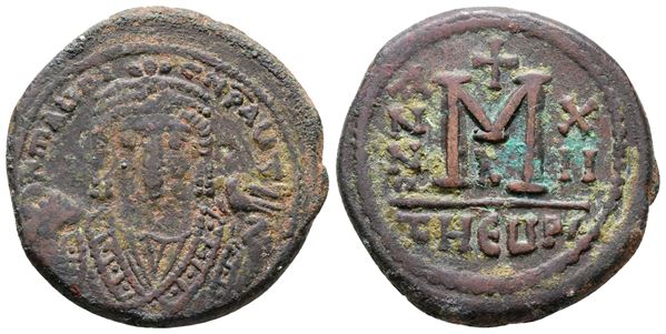 Maurice Tiberius (582-602). Æ 40 Nummi (29mm, 12.24g).  - Auction Greek, Roman and Byzantine Coins	 - Bertolami Fine Art - Prague