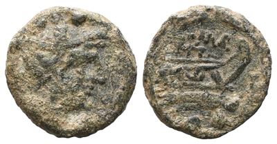 Anonymous, Sextans, After 211 Bc; Æ (1,91 G; 14 MM; 6 H)