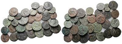 Lot Of 30 Roman Æ Coins